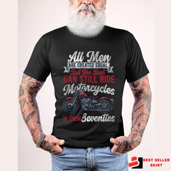 Classic Motorcycle Biker Grandpa 70s Motorcycles Shirt
