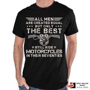Strongest Men Still Ride Motorcycles Seventies Gift Motorcycles Shirt 3